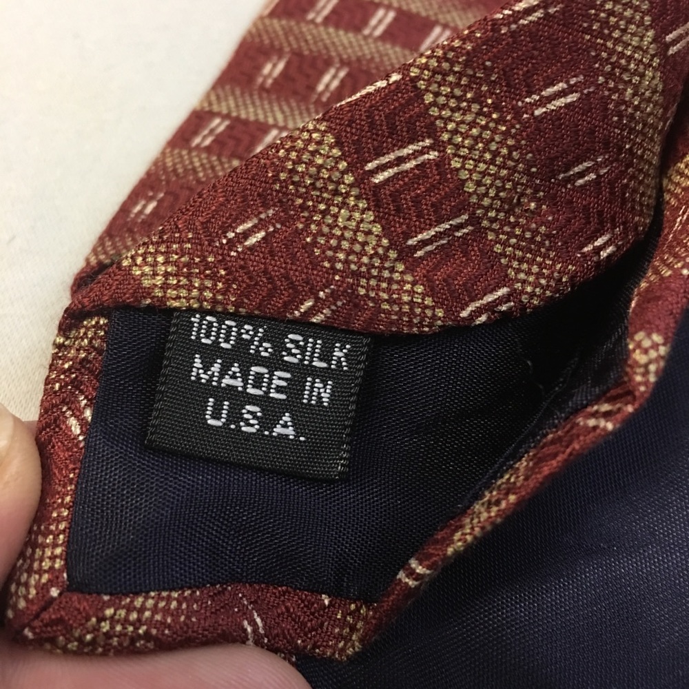 Structure Silk Tie - Picture 3 of 3